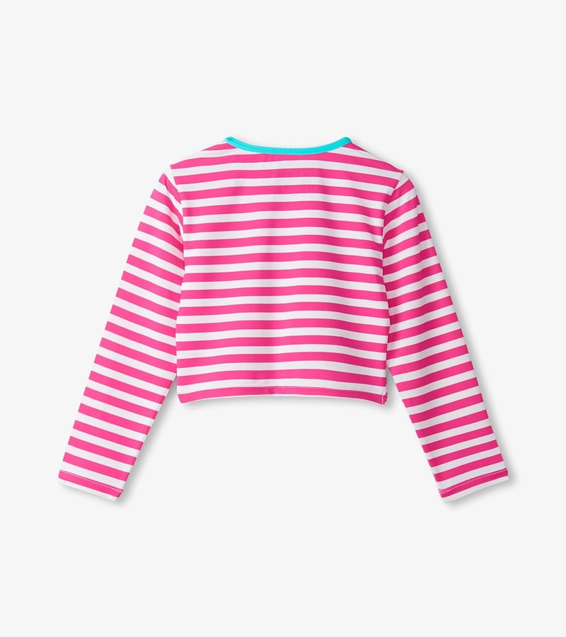 Hatley Girls' Swim Full Sleeve Cross Over Coverup - Image 2